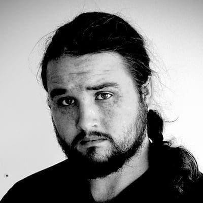 Black and White Photo of Author Trey Stone